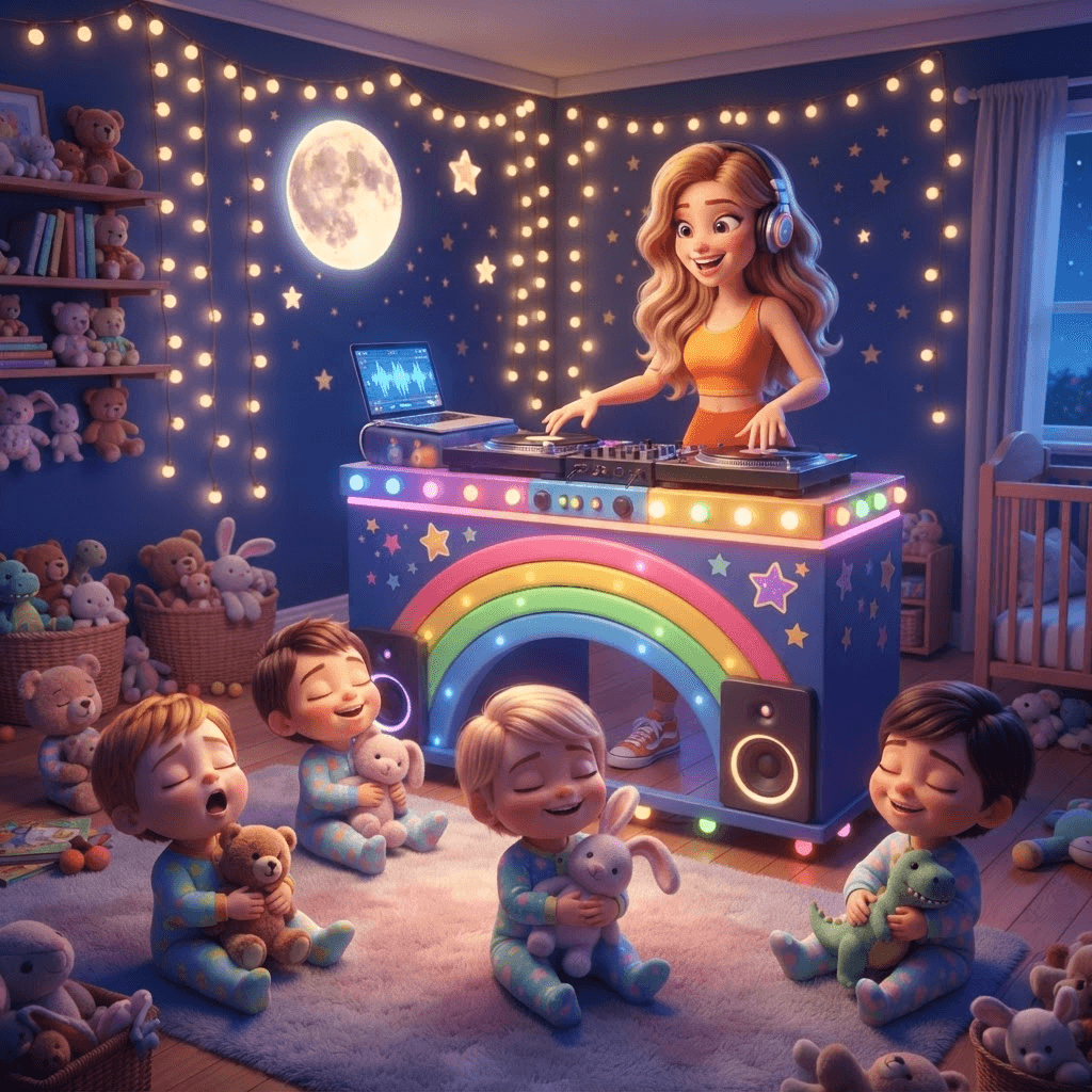 Scene from the E the DJ song Bedtime Slow Jam
