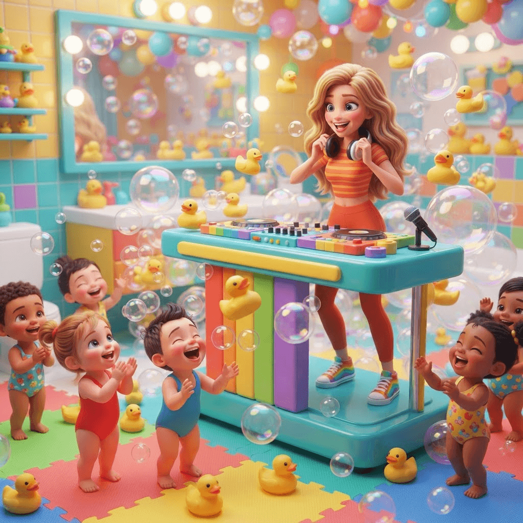 Scene from the E the DJ song Bubble Bath Bass
